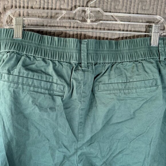 A New Day Pants Women’s XXL Green Elastic Waist Cotton Blend - Picture 8 of 10